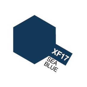 XF-17 Sea Blue, Acrylic Mini 10 ml (penselmaling, mat) - Tamiya